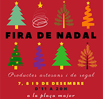 Fragment del cartel de la Fira de Nadal 2017 de Sort