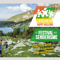 Fragment del cartell del Festival de Senderisme de la Cerdanya Fragment del cartell del Festival de Senderisme de la Cerdanya