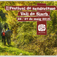 Fragment del cartell del Festival de Senderisme de la Vall de Siarb Fragment del cartell del Festival de Senderisme de la Vall de Siarb