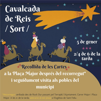Cartell de la Cavalcada de reis de Sort