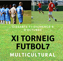 Part del cartell del Torneig de Futbol