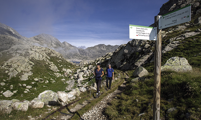 L'encreuament per anar a l'Estany Tort, al Parc Nacional d'Aigüestortes. Foto de Jordi Tutusaus