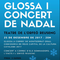 Glossa i Concert de Nadal - Orfeó Reusenc 2017