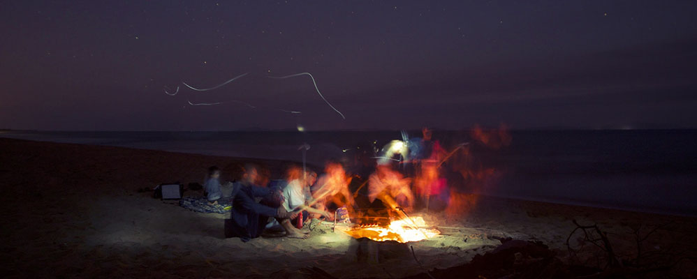 Nit a la platja