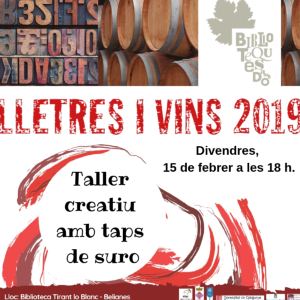 Taller creatiu amb taps de suro