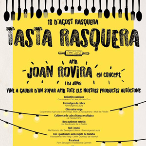 Tasta Rasquera amb Joan Rovira - Rasquera 2018 Tasta Rasquera amb Joan Rovira - Rasquera 2018