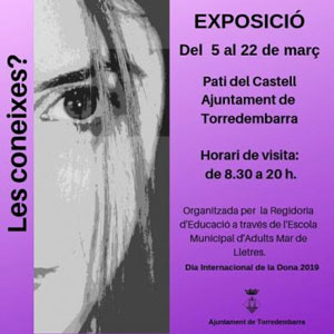 Exposició 'Les coneixes?' a Torredembarra, 2019
