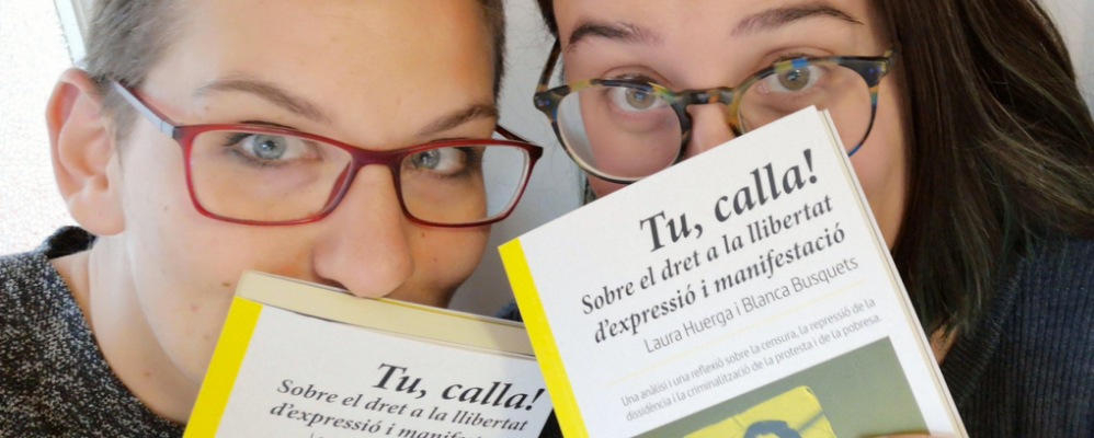 Laura Huerga i Blanca Busquets, autores de "Tu, calla!" Laura Huerga i Blanca Busquets, autores de "Tu, calla!"