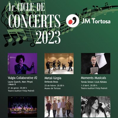 Cicle de Concerts de Joventuts Musicals de Tortosa Cicle de Concerts de Joventuts Musicals de Tortosa