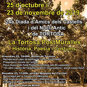 24a Diada d'Amics dels Castells i del Nucli Antic de Tortosa - 2019 24a Diada d'Amics dels Castells i del Nucli Antic de Tortosa - 2019