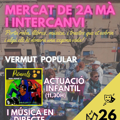 Mercat de 2a mà i intercanvi de l'Empelt a Montblanc, 2024 Mercat de 2a mà i intercanvi de l'Empelt a Montblanc, 2024