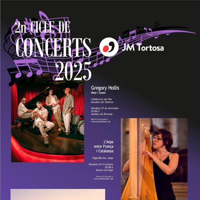 2n Cicle de Concerts de Joventuts Musicals de Tortosa - 2025 2n Cicle de Concerts de Joventuts Musicals de Tortosa - 2025
