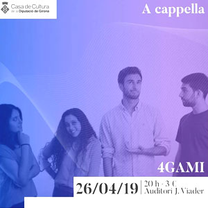 Concert 'El cicle de la vida' a càrrec de 4Gami