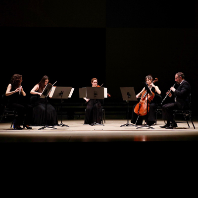 Concert 'A 5 Veus. Mozart i Süssmayr', Aleksandra Ivanovski, Núria Garcia, Noemí Pasquina, Paula Martínez i Oscar Diago Concert 'A 5 Veus. Mozart i Süssmayr', Aleksandra Ivanovski, Núria Garcia, Noemí Pasquina, Paula Martínez i Oscar Diago