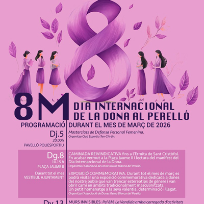 Dia Internacional de les Dones - El Perelló 2026 Dia Internacional de les Dones - El Perelló 2026