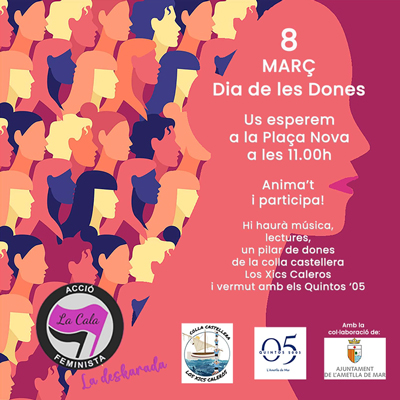 Dia Internacional de les Dones - l'Ametlla de Mar 2025 Dia Internacional de les Dones - l'Ametlla de Mar 2025
