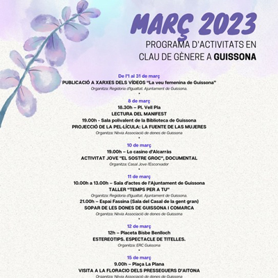 8m, Dia internacional de la Dona, Guissona, 2023 8m, Dia internacional de la Dona, Guissona, 2023