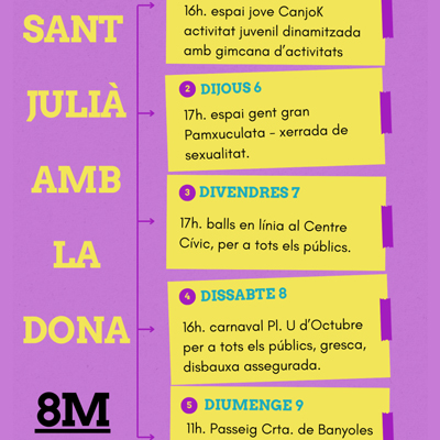 8M a Sant Julià de Ramis, 2025