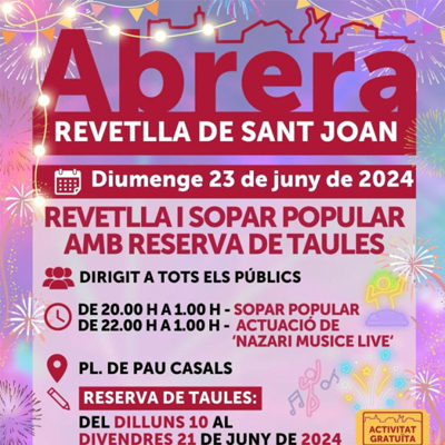 Revetlles de Sant Joan a Abrera Revetlles de Sant Joan a Abrera