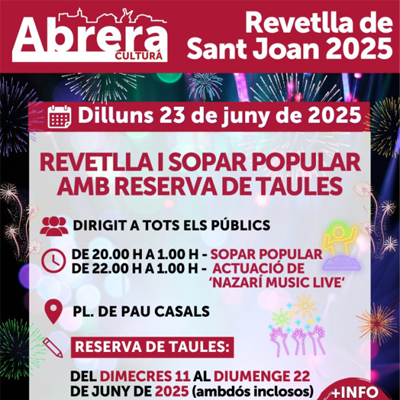 Revetlles de Sant Joan a Abrera Revetlles de Sant Joan a Abrera