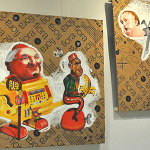 Exposició 'Àcid, joguines i cartró' d’Álvaro Ramos a Cambrils, 2019 Exposició 'Àcid, joguines i cartró' d’Álvaro Ramos a Cambrils, 2019