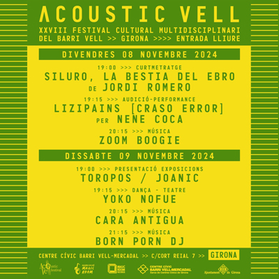 XXVIII Festival Acoustic Vell, Girona, 2024 XXVIII Festival Acoustic Vell, Girona, 2024