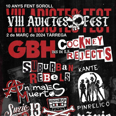 VIII Adictes Fest, Tàrrega, 2024