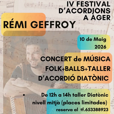 IV Festival d'Acordions a Àger, 2026