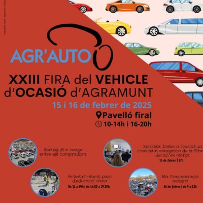 Agr'Auto, fira del vehicle d'ocasió, Agr'Auto 2025, 2025, Agramunt