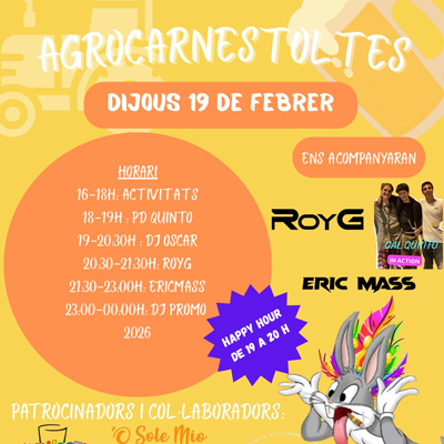 AgroCarnaval, Agrònoms, Carnaval, Lleida, 2026 AgroCarnaval, Agrònoms, Carnaval, Lleida, 2026