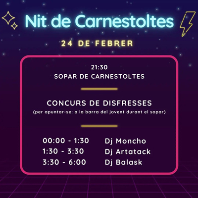 Nit de Carnestoltes dels Alamús, 2024