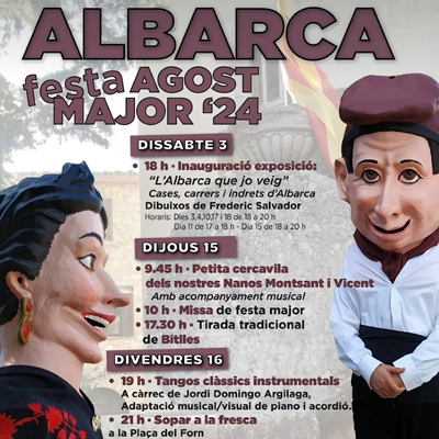 Festa Major d'Albarca, Cornudella de Montsant, 2024 Festa Major d'Albarca, Cornudella de Montsant, 2024