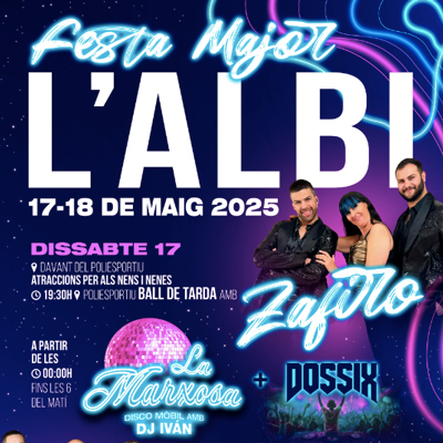 Festa Major de Maig de l'Albi, 2025