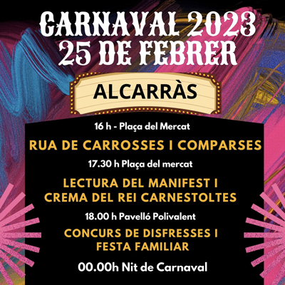 Carnaval a Alcarràs, 2023