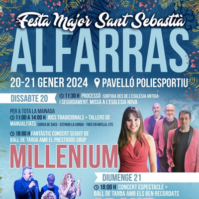 Festa Major de Sant Sebastià a Alfarràs, 2024 Festa Major de Sant Sebastià a Alfarràs, 2024