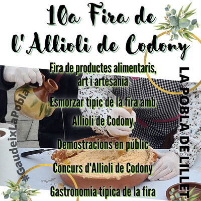 Fira de l'Allioli de Codony de La Pobla de Lillet, 2022 Fira de l'Allioli de Codony de La Pobla de Lillet, 2022