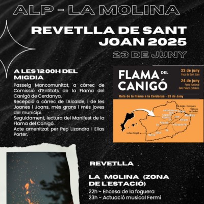 Revetlla de Sant Joan a La Molina i Alp, 2025 Revetlla de Sant Joan a La Molina i Alp, 2025