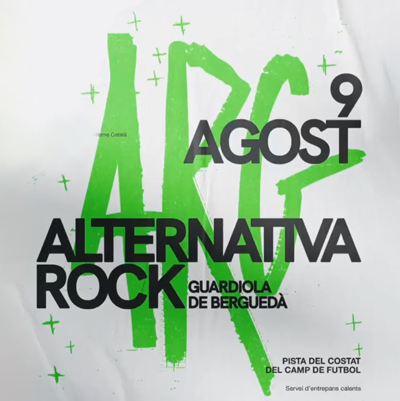 Alternativa Rock a Guardiola de Berguedà, 2025 Alternativa Rock a Guardiola de Berguedà, 2025