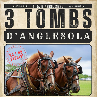 42a Festa dels Tres Tombs d'Anglesola, 2025