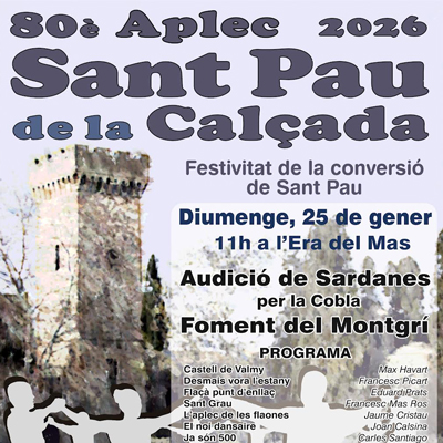 80è Aplec de Sant Pau de la Calçada - Figueres 2026 80è Aplec de Sant Pau de la Calçada - Figueres 2026