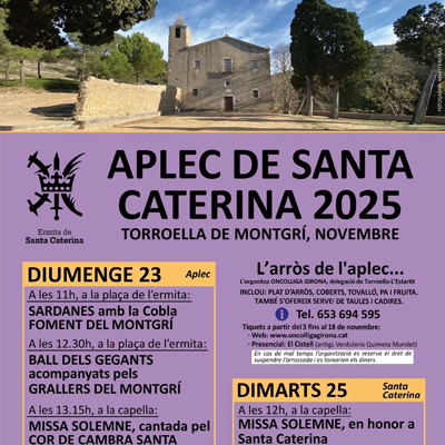 Aplec de Santa Caterina - Torroella de Montgrí 2025 Aplec de Santa Caterina - Torroella de Montgrí 2025