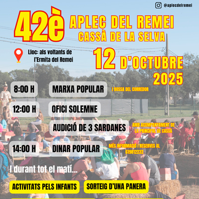 Aplec del Remei - Cassà de la Selva 2025