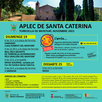 Aplec de Santa Caterina - Torroella de Montgrí 2023 Aplec de Santa Caterina - Torroella de Montgrí 2023