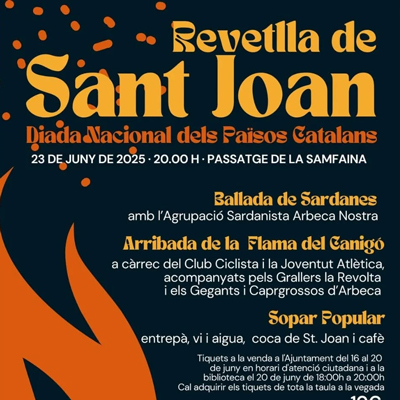 Revetlla de Sant Joan a Arbeca, 2025