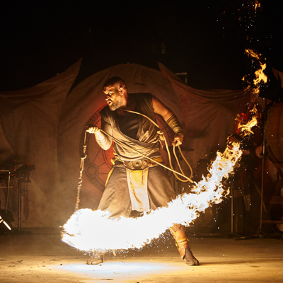 Espectacle 'Arcans de foc', Cia. Zoolians Espectacle 'Arcans de foc', Cia. Zoolians