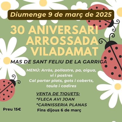 XXX Arrossada popular - Viladamat 2025 XXX Arrossada popular - Viladamat 2025