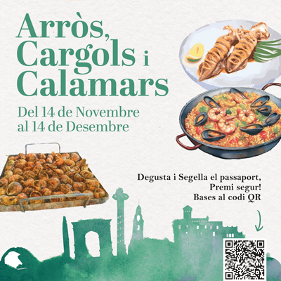 Jornades Gastronòmiques d'Arròs, Cargols i Calamars al Baix Gaià, 2025