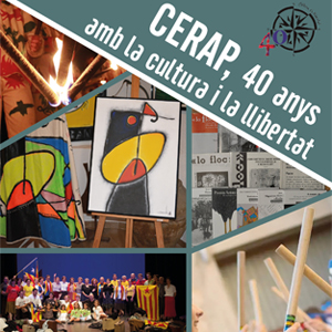 Exposició 'CERAP. 40 anys amb la cultura i la llibertat a Riudoms, 2019
