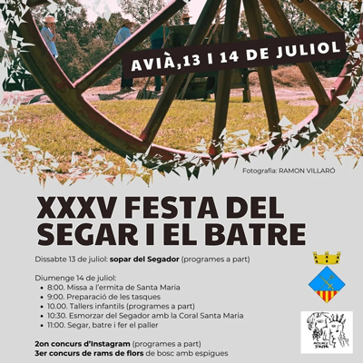 35a Festa del Segar i Batre d’Avià, 2024 35a Festa del Segar i Batre d’Avià, 2024