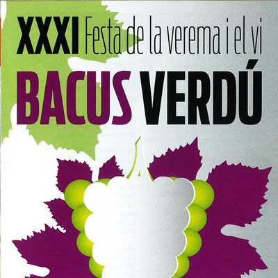 Bacus Verdú, XXI Festa de la verema i el vi - Verdú 2021
